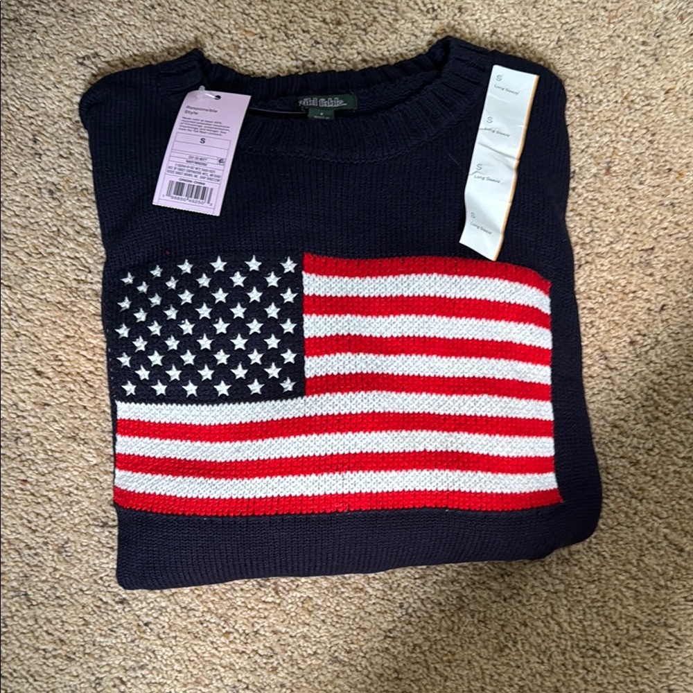 NWT Wild Fable American Flag Sweater
